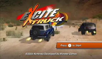 Excite Truck screen shot title